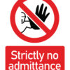 Strictly no Admittance