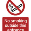 No Smoking outside this Entrance
